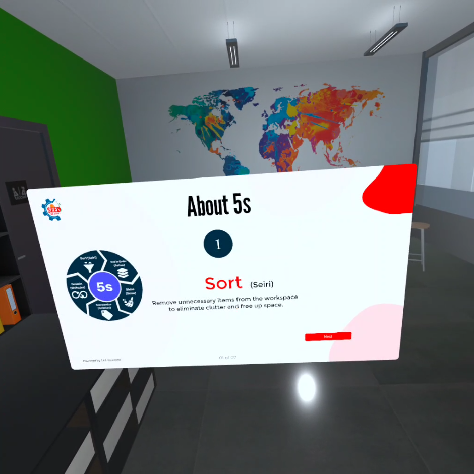 5S VR Training